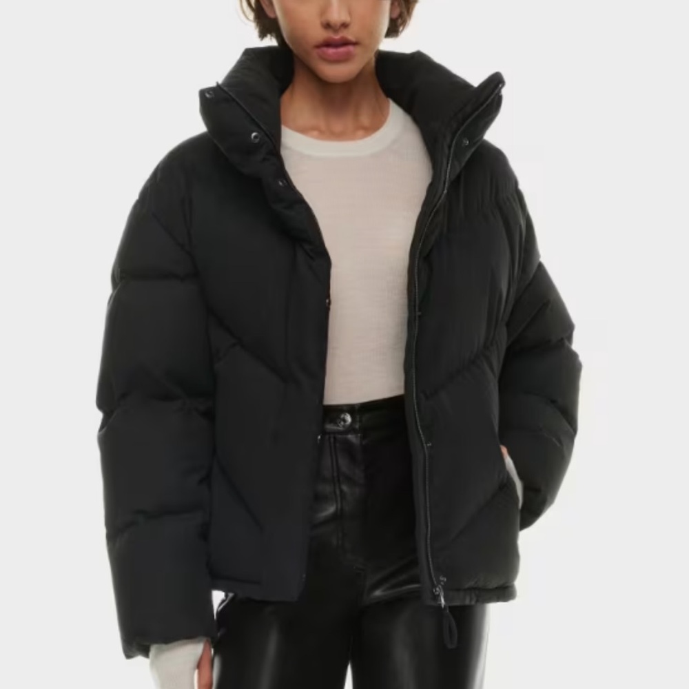 Aritzia Black Cloud Puff Down Puffer Jacket